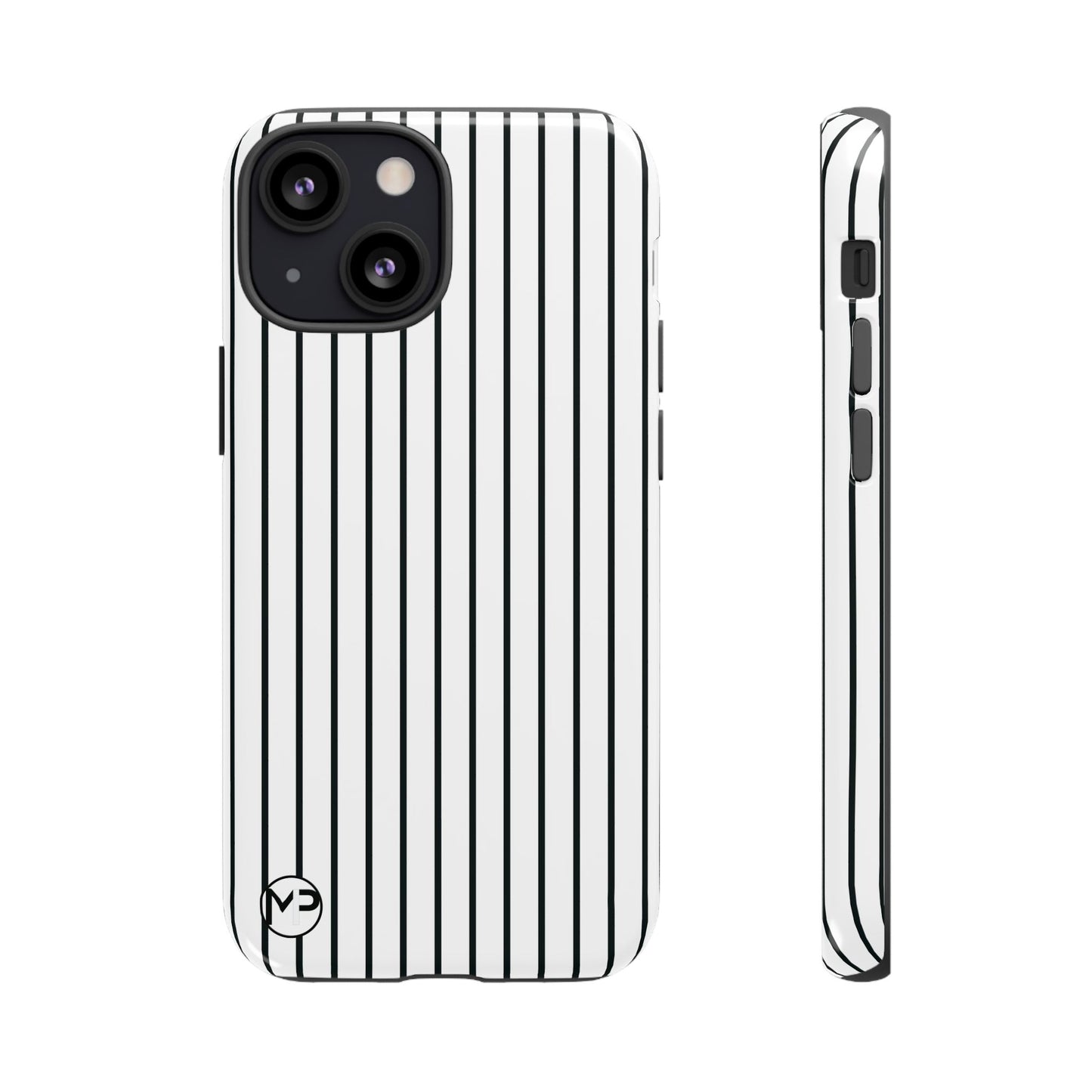 Striped Tough Phone Case — Slim Protective iPhone Cover