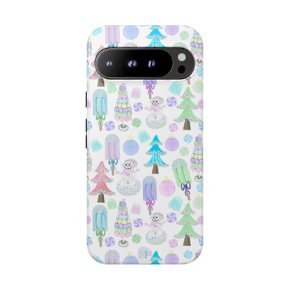Cute Winter Phone Case, Festive Holiday Design, Tough Phone Cover, Winter Wonderland Case, Christmas Gift for Friends