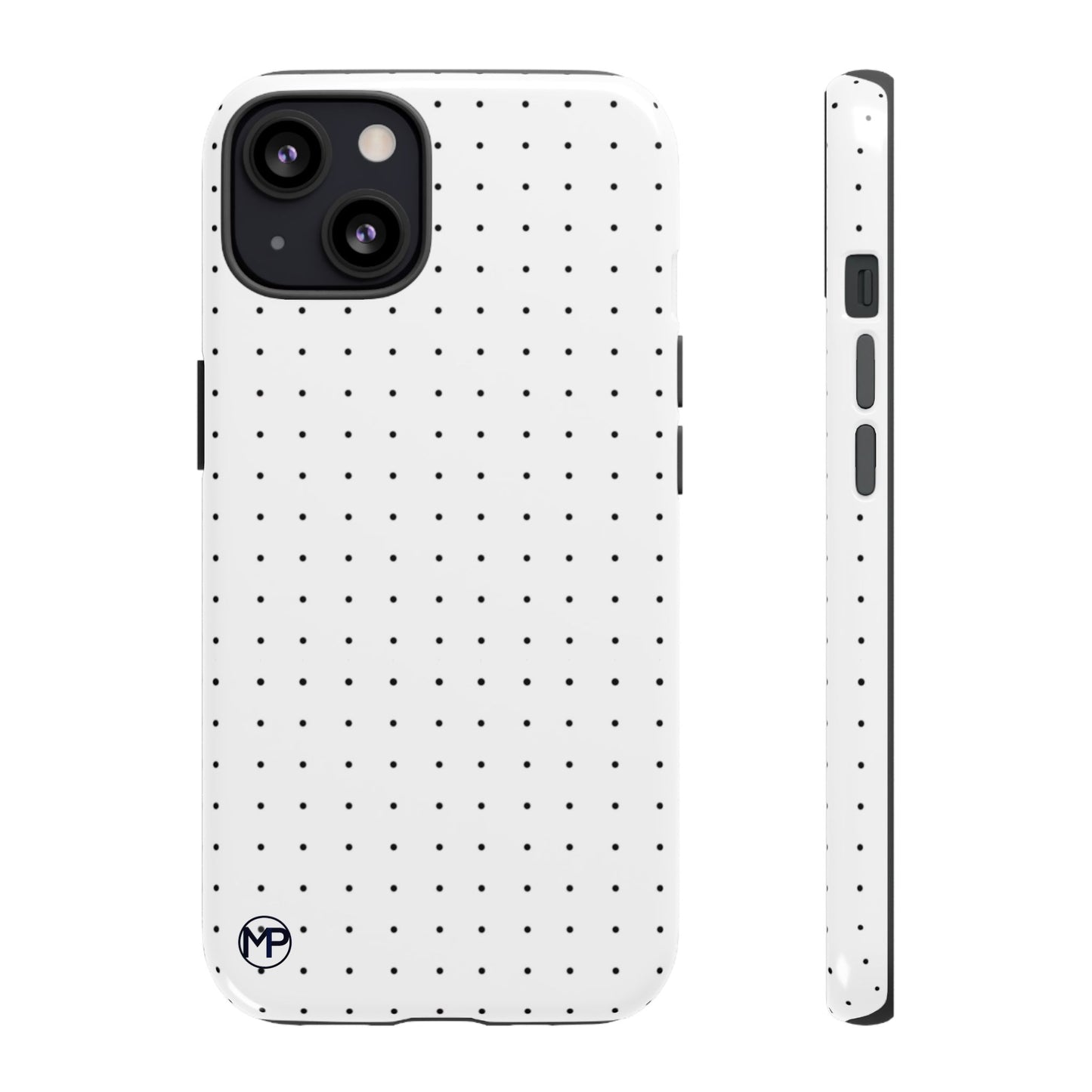 White Mini Polka-Dot Dot Tough Phone Case