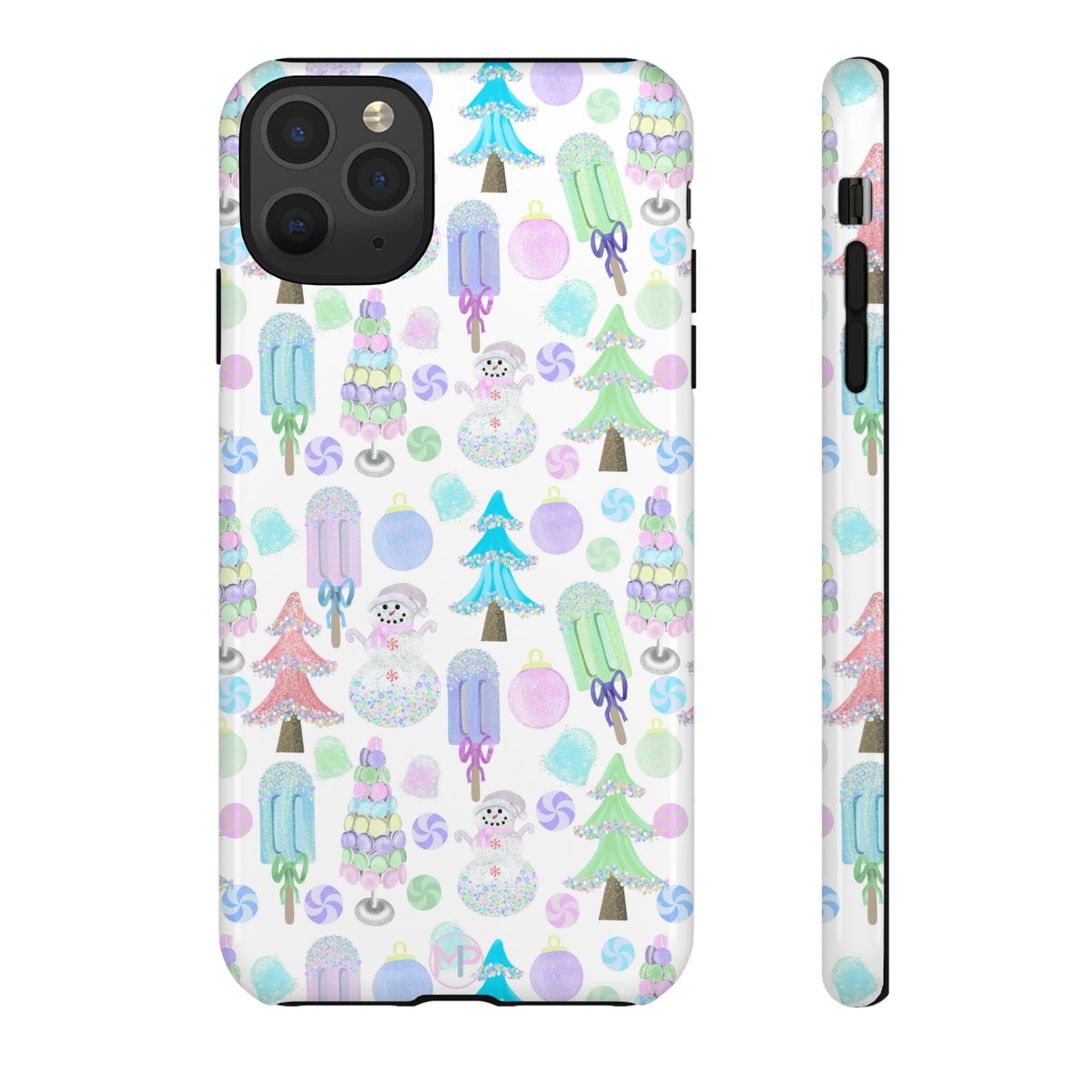 Cute Winter Phone Case, Festive Holiday Design, Tough Phone Cover, Winter Wonderland Case, Christmas Gift for Friends