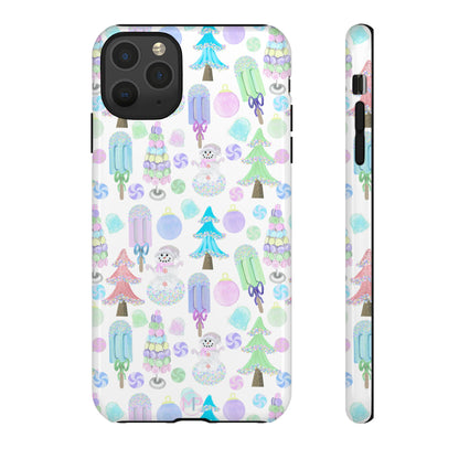 Cute Winter Phone Case, Festive Holiday Design, Tough Phone Cover, Winter Wonderland Case, Christmas Gift for Friends