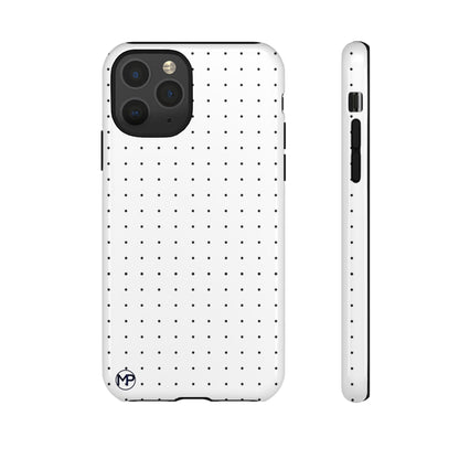 White Mini Polka-Dot Dot Tough Phone Case