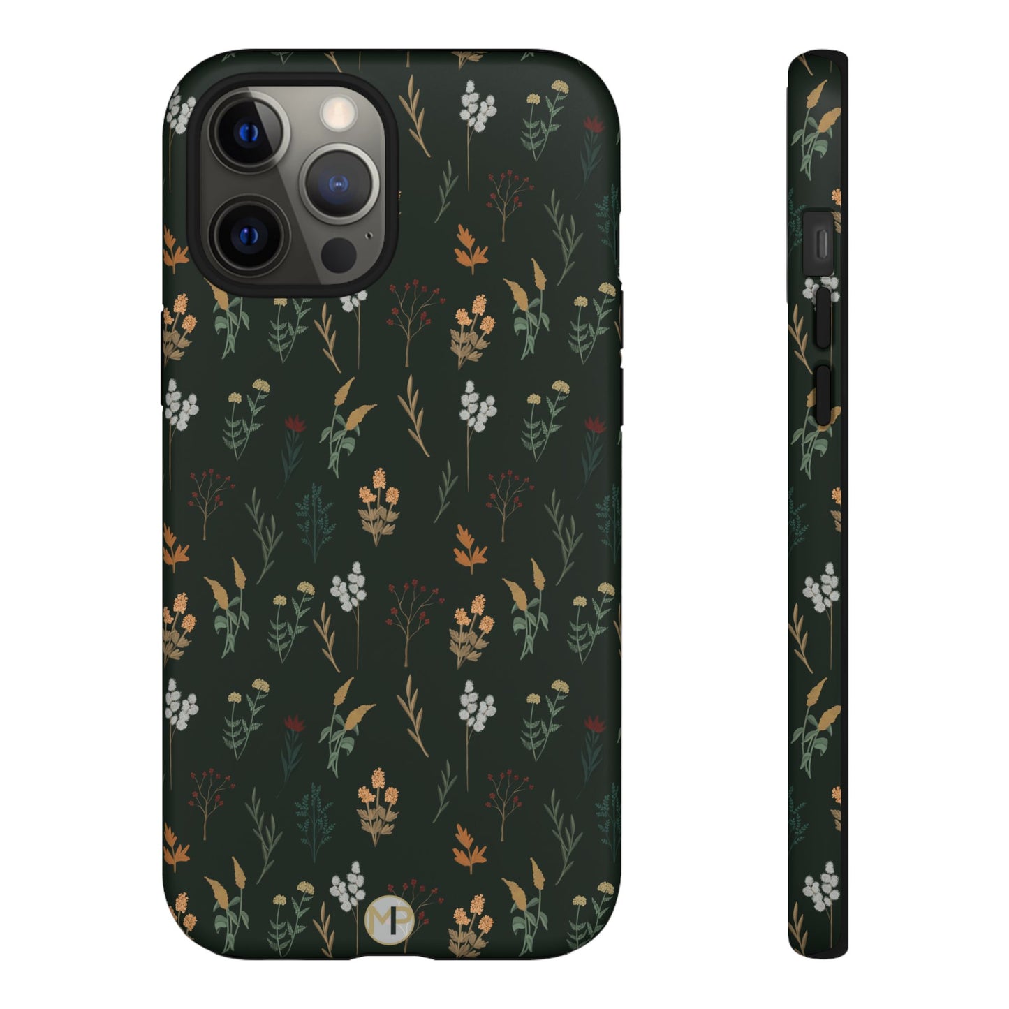 Pressed Floral Tough Phone Case - Durable Design for Nature Lovers