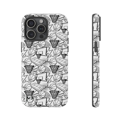 Basketball Doodle Tough Phone Case