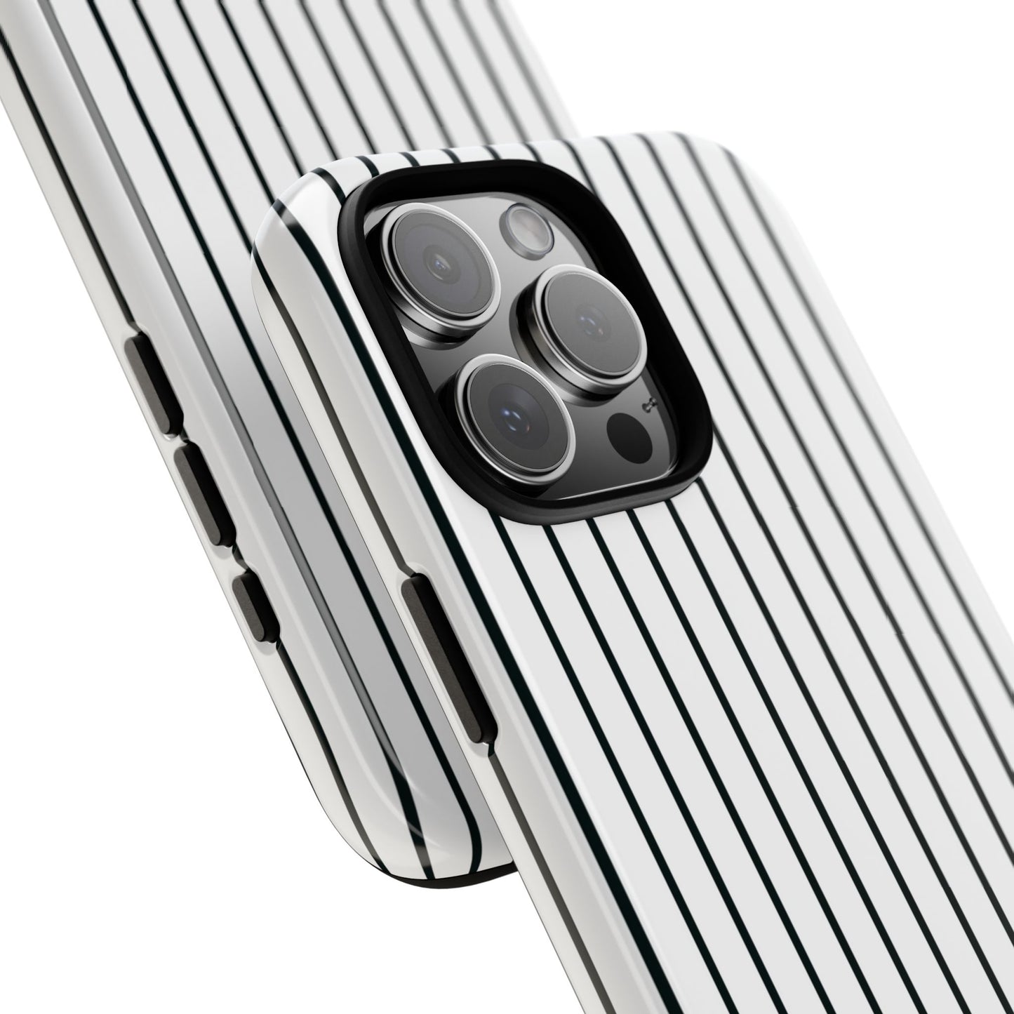 Striped Tough Phone Case — Slim Protective iPhone Cover
