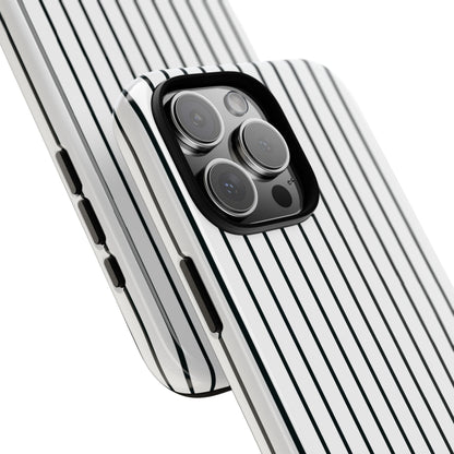 Striped Tough Phone Case — Slim Protective iPhone Cover