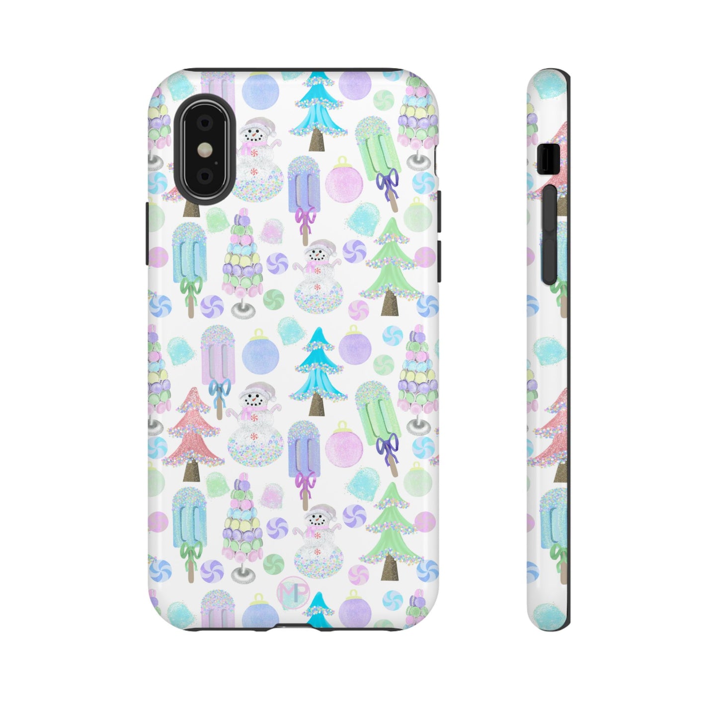 Cute Winter Phone Case, Festive Holiday Design, Tough Phone Cover, Winter Wonderland Case, Christmas Gift for Friends