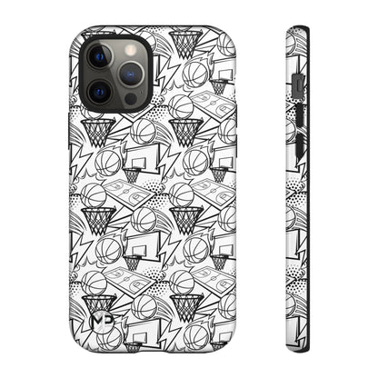 Basketball Doodle Tough Phone Case
