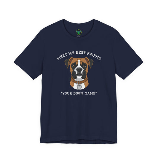 Boxer Personalized Dog T-Shirt