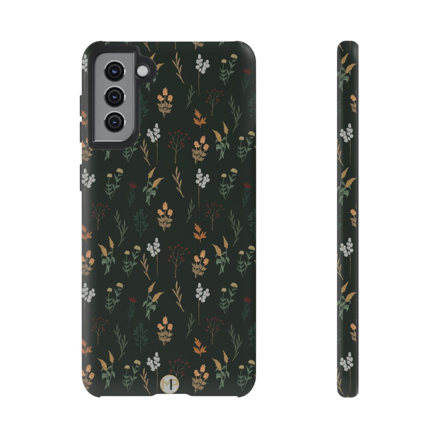 Pressed Floral Tough Phone Case - Durable Design for Nature Lovers