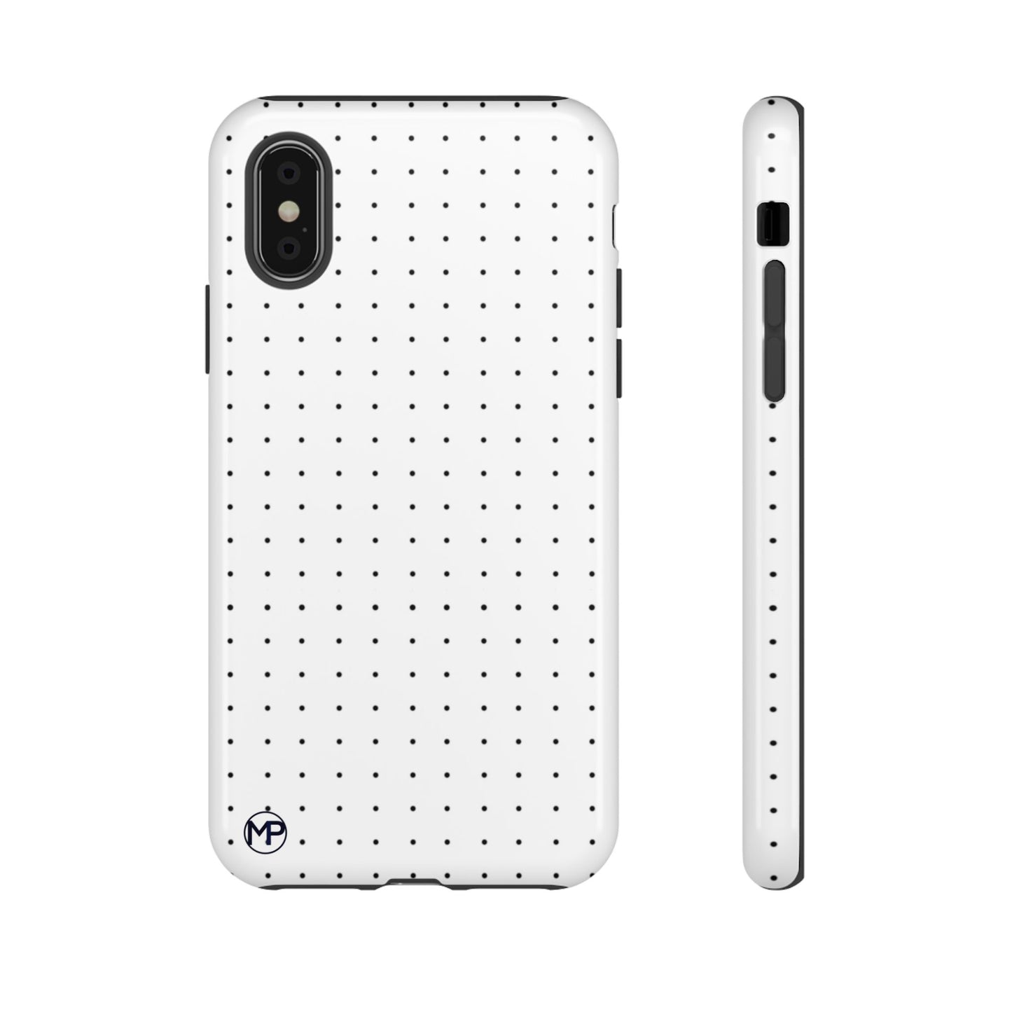 White Mini Polka-Dot Dot Tough Phone Case