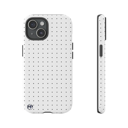 White Mini Polka-Dot Dot Tough Phone Case