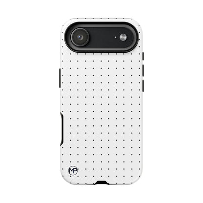 White Mini Polka-Dot Dot Tough Phone Case