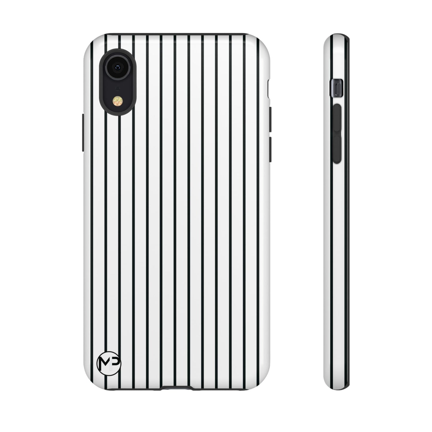 Striped Tough Phone Case — Slim Protective iPhone Cover