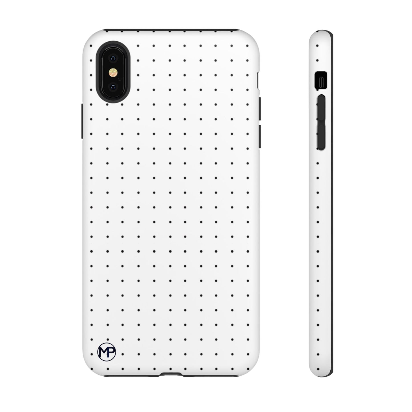 White Mini Polka-Dot Dot Tough Phone Case