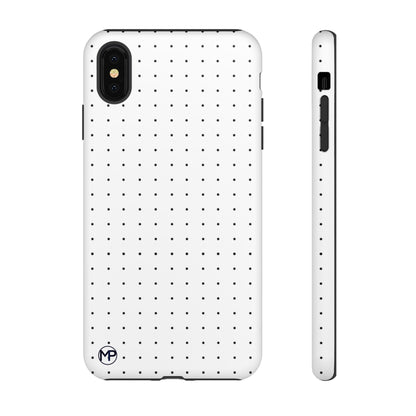 White Mini Polka-Dot Dot Tough Phone Case