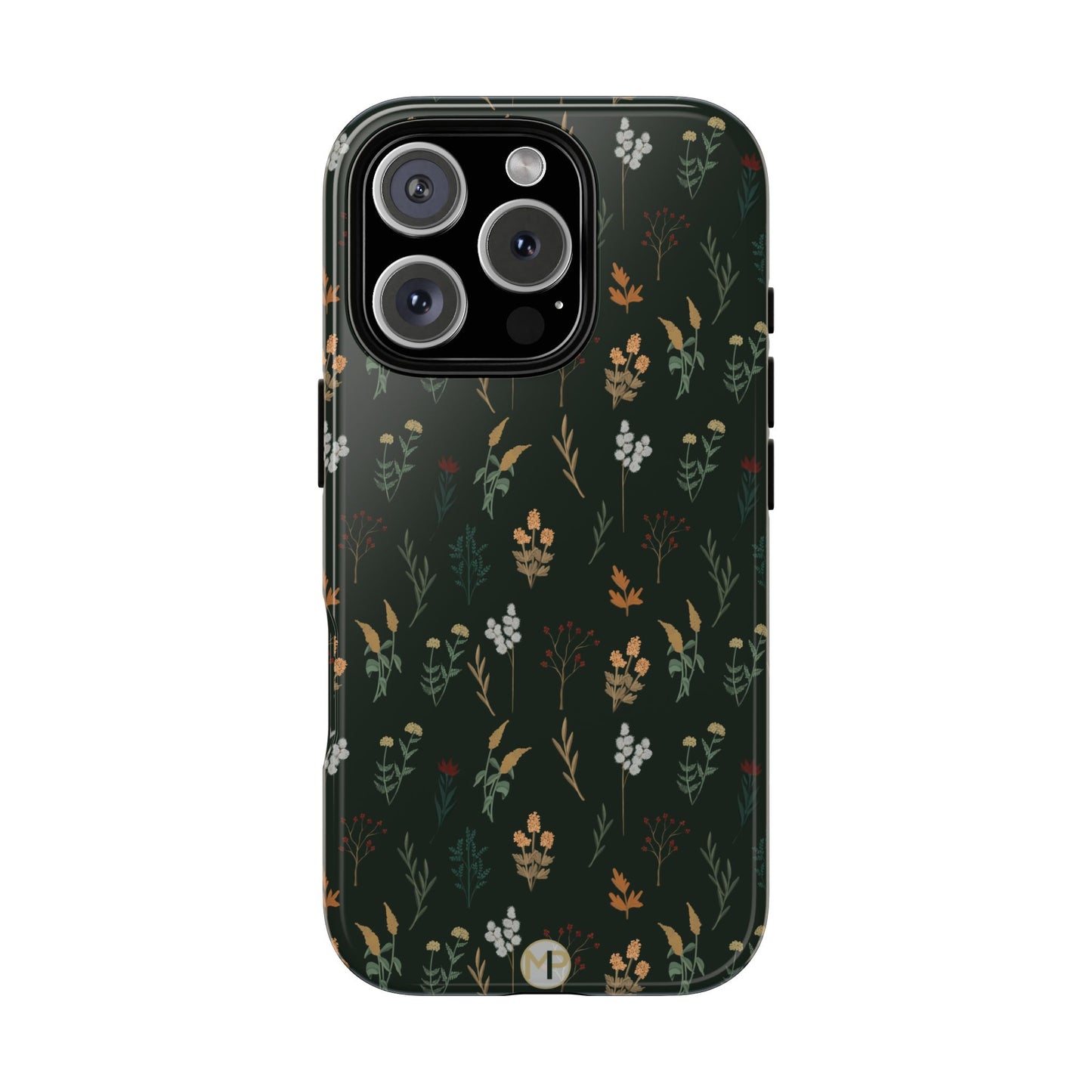 Pressed Floral Tough Phone Case - Durable Design for Nature Lovers
