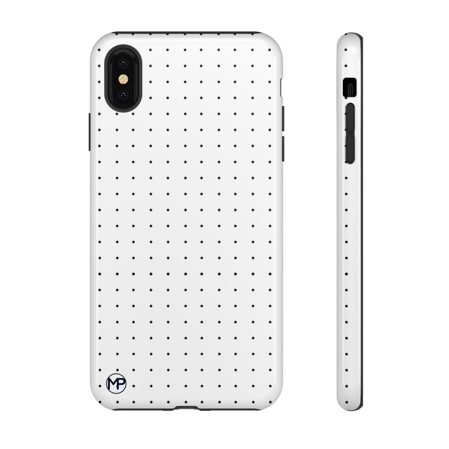 White Mini Polka-Dot Dot Tough Phone Case