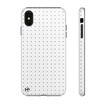 White Mini Polka-Dot Dot Tough Phone Case