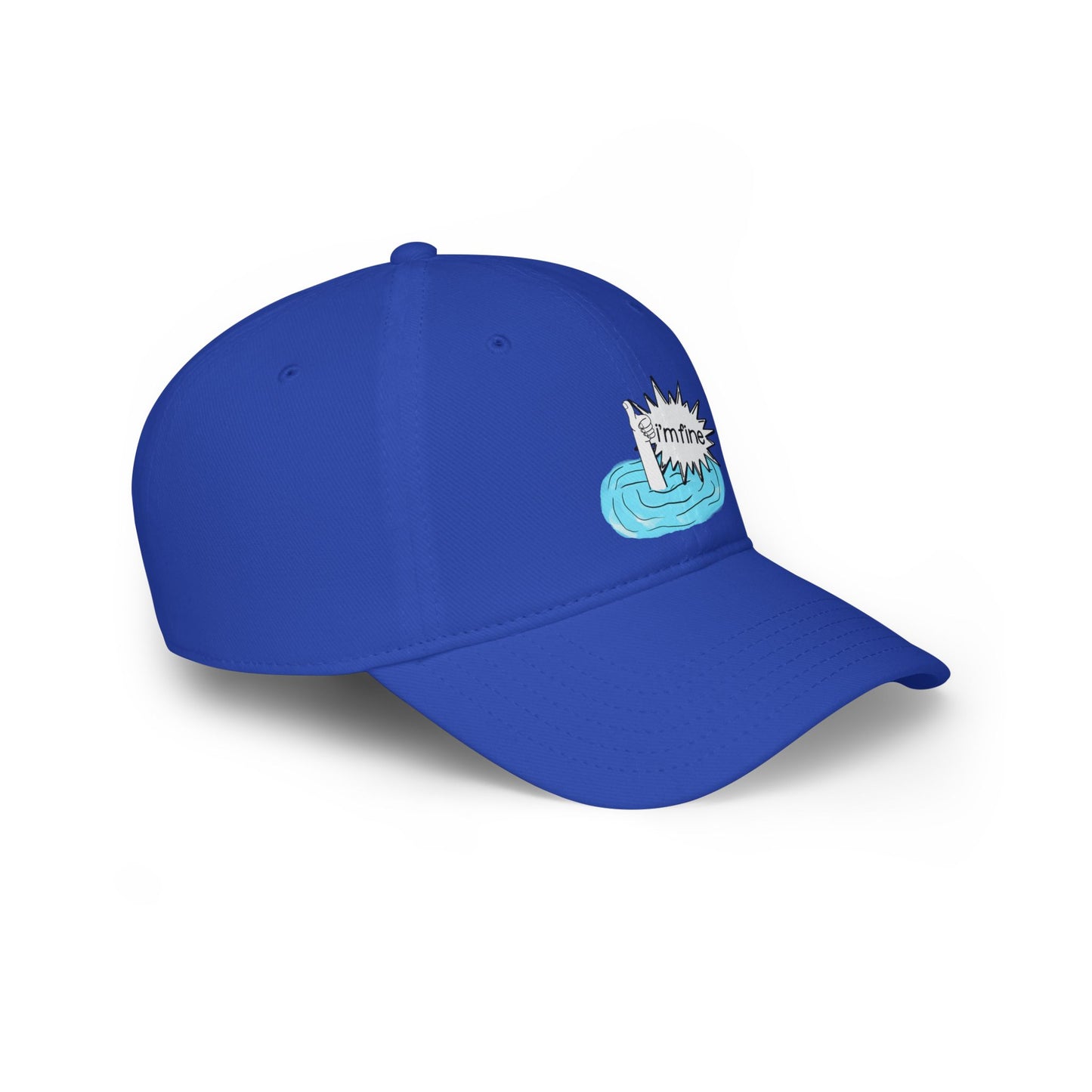 'I'm Fine' Drowning Graphic Hat