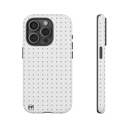 White Mini Polka-Dot Dot Tough Phone Case