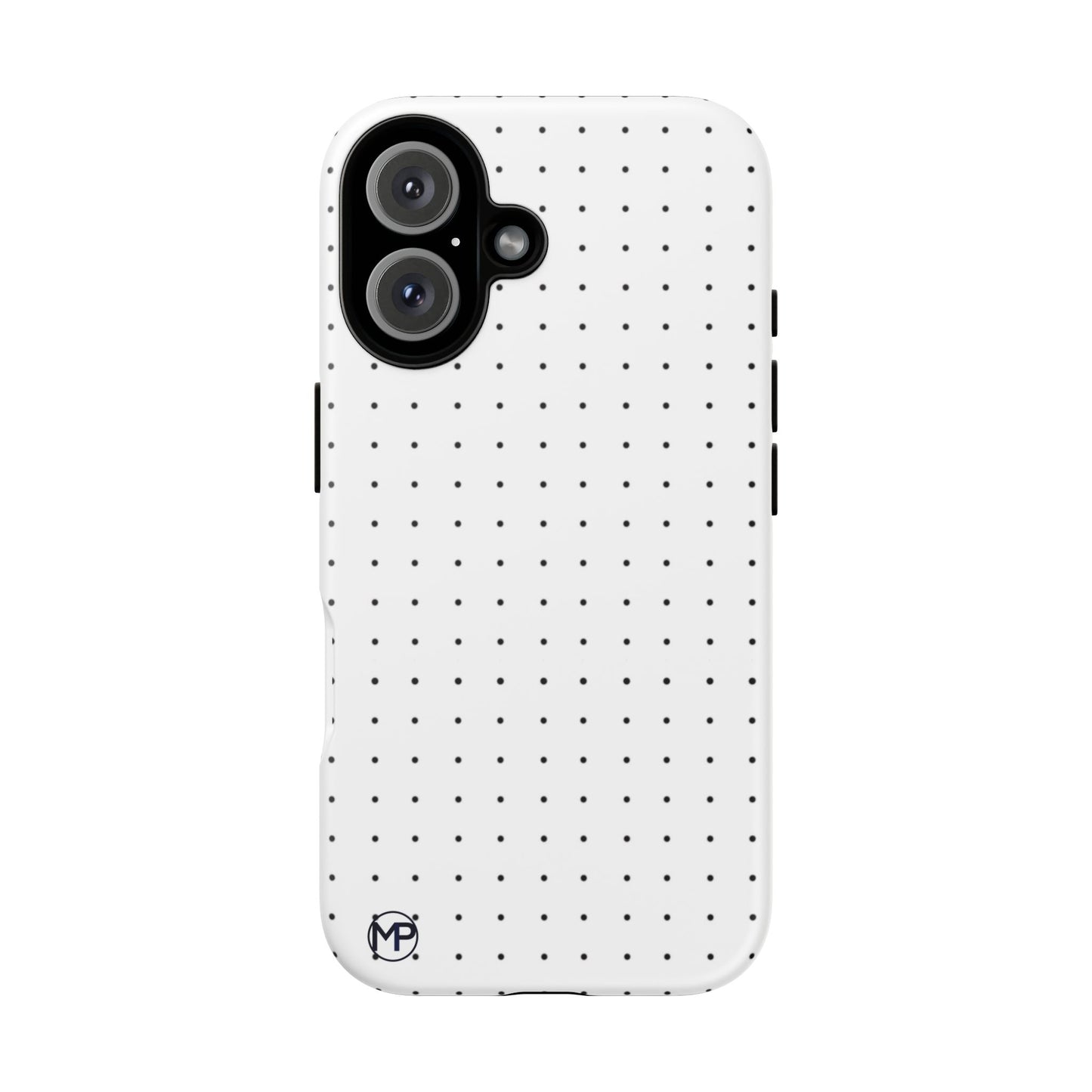 White Mini Polka-Dot Dot Tough Phone Case