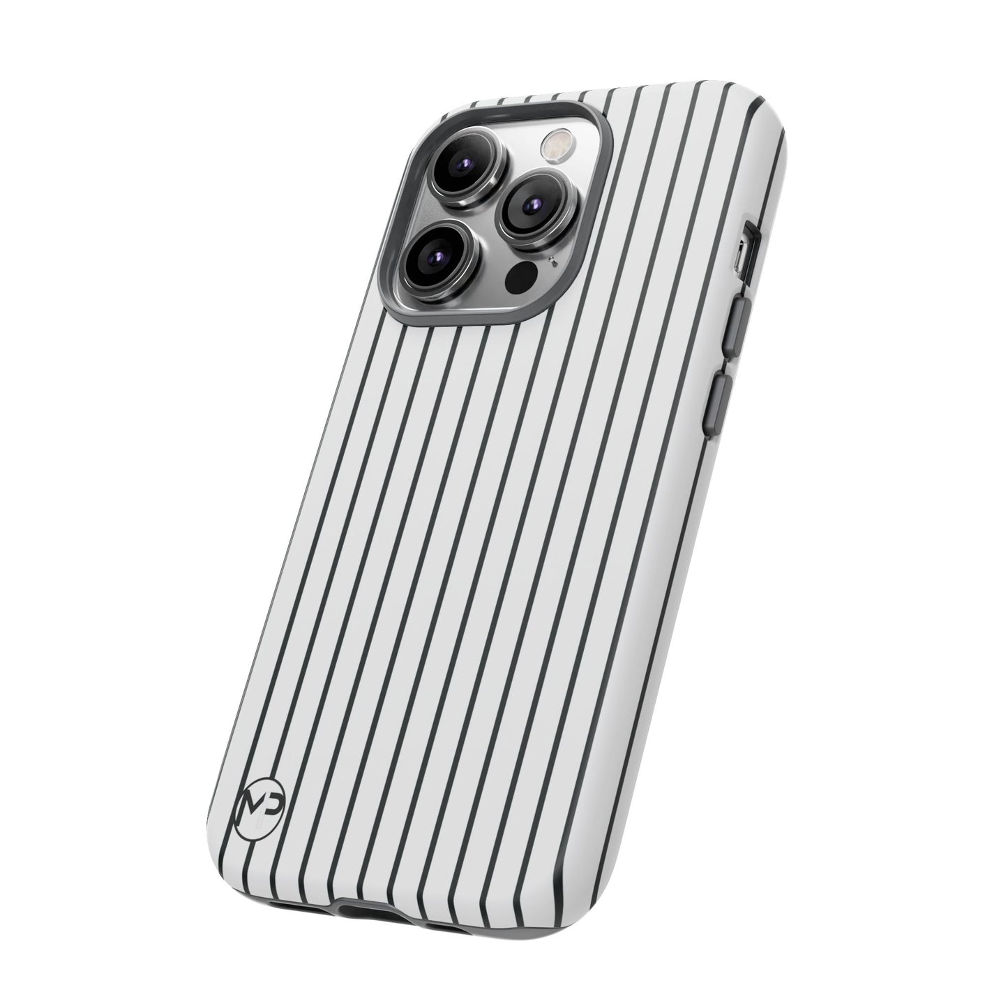 Striped Tough Phone Case — Slim Protective iPhone Cover