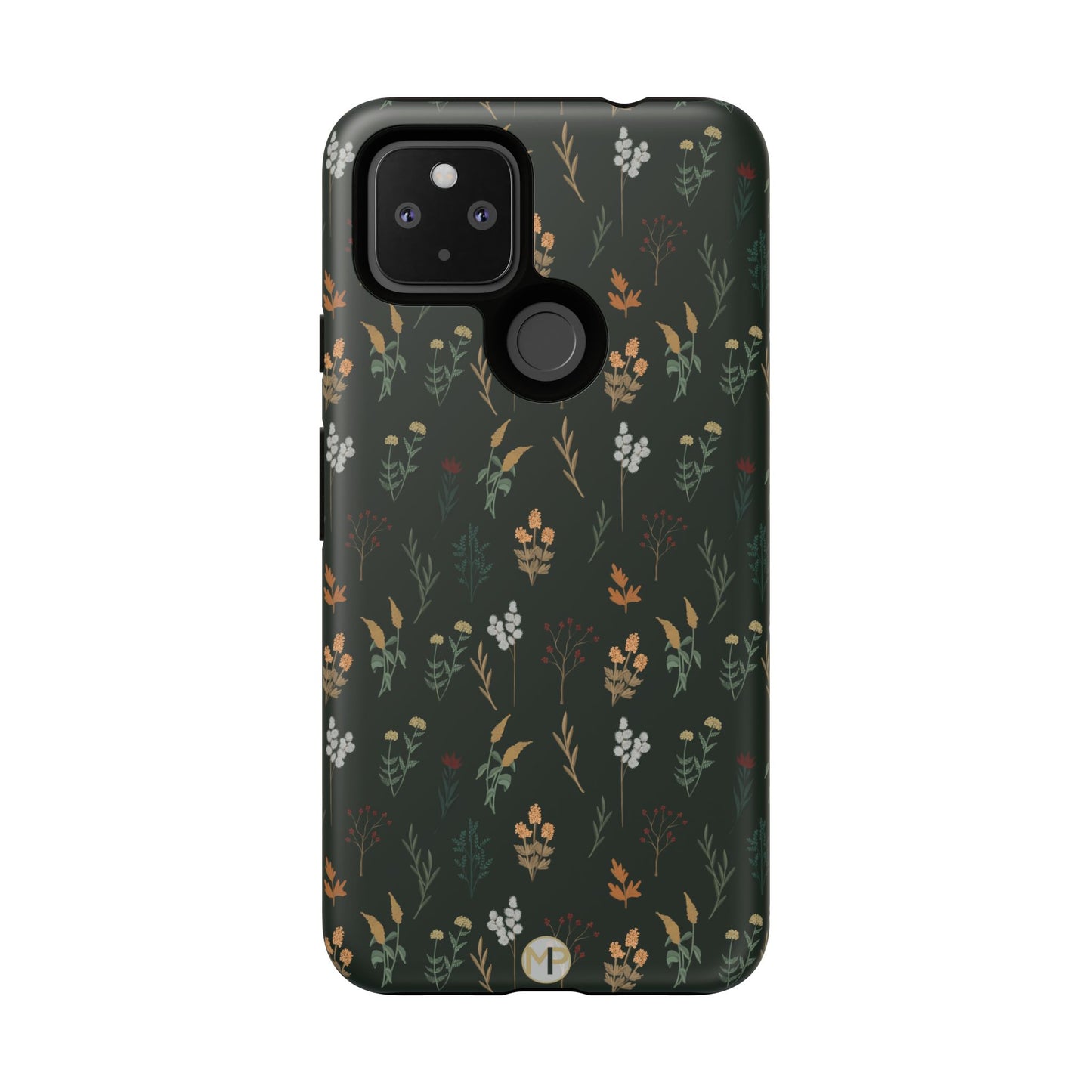 Pressed Floral Tough Phone Case - Durable Design for Nature Lovers