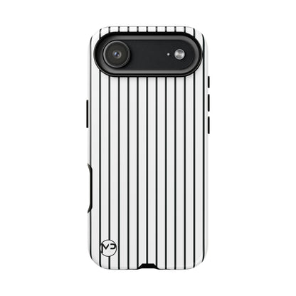 Striped Tough Phone Case — Slim Protective iPhone Cover