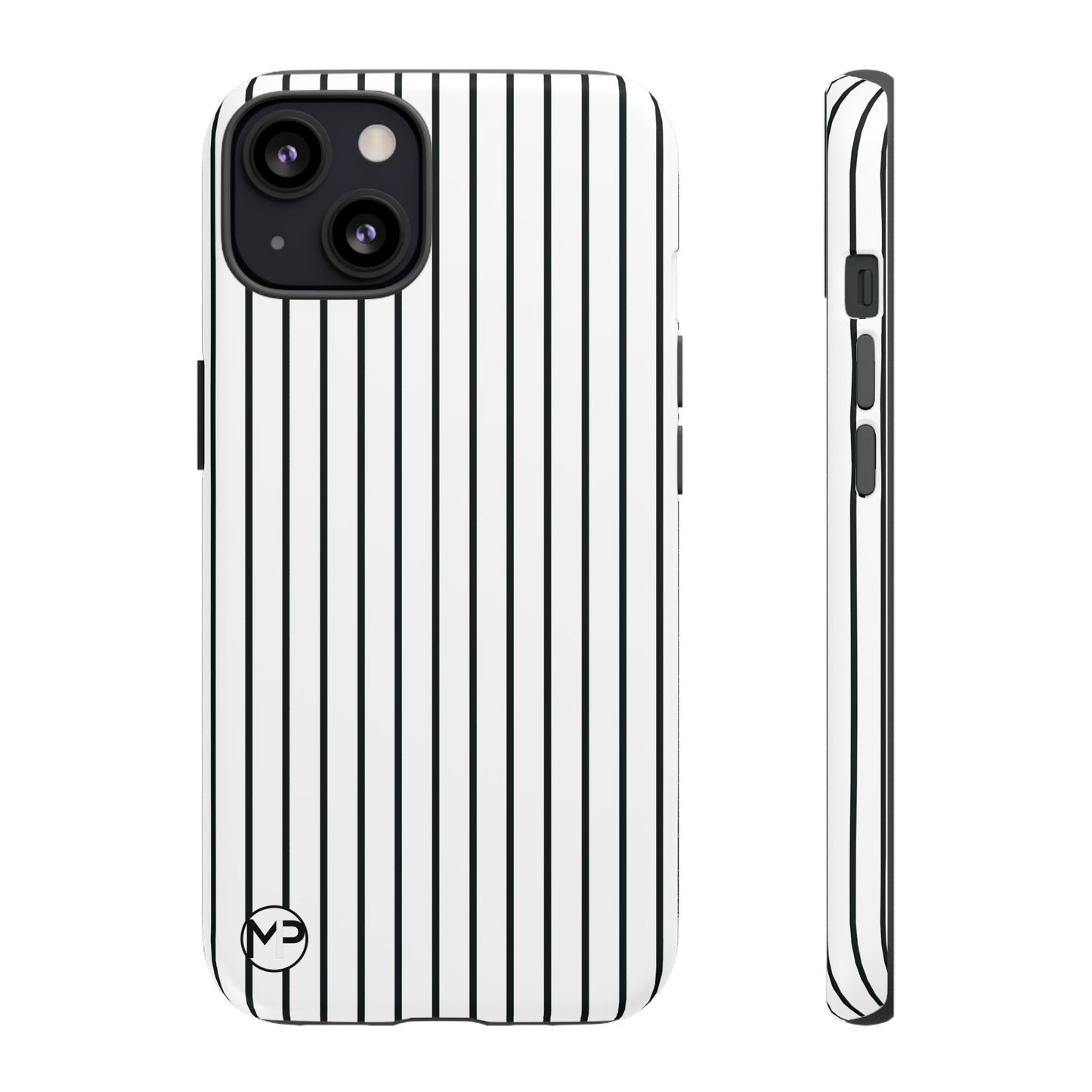 Striped Tough Phone Case — Slim Protective iPhone Cover