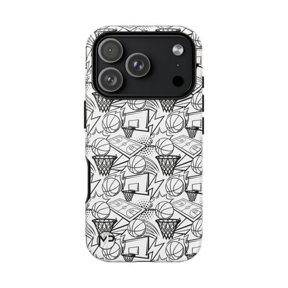 Basketball Doodle Tough Phone Case