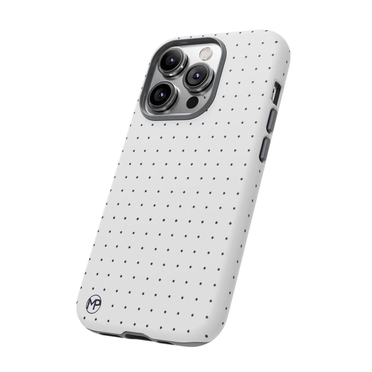 White Mini Polka-Dot Dot Tough Phone Case