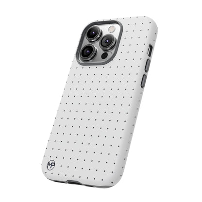 White Mini Polka-Dot Dot Tough Phone Case