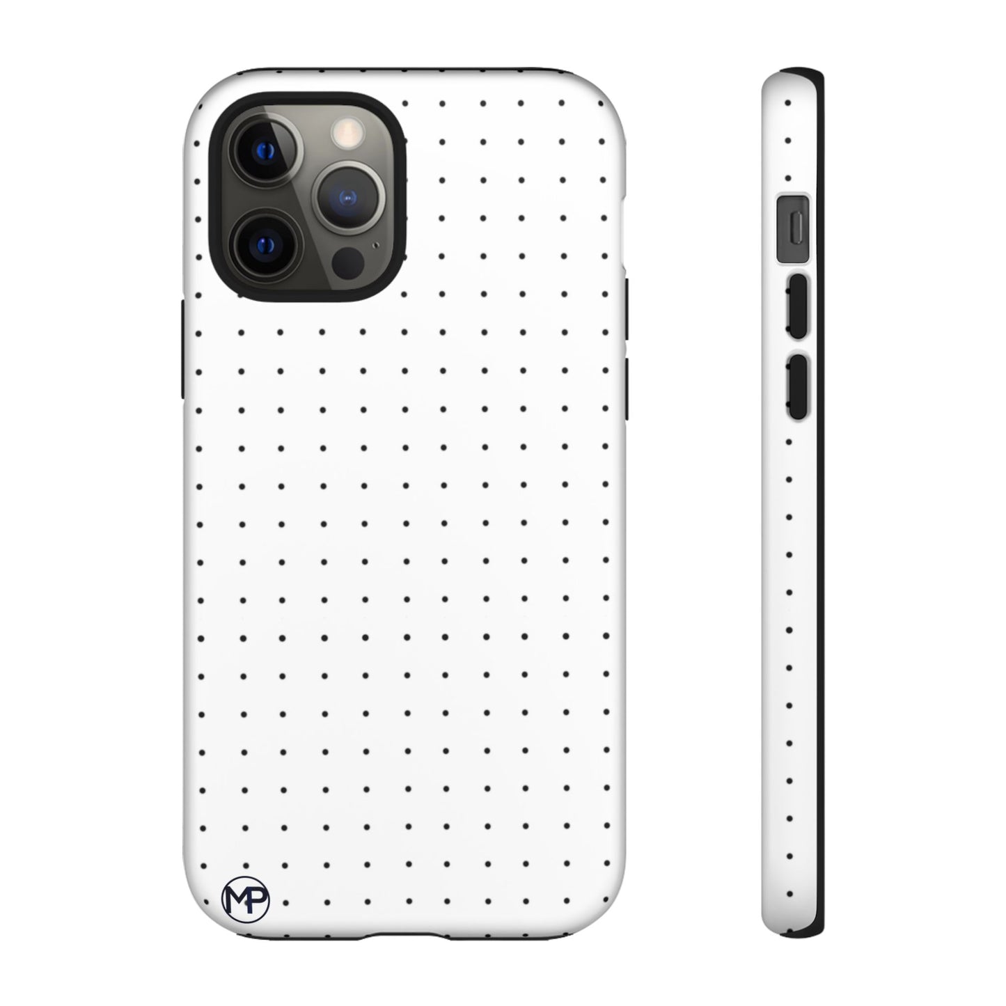 White Mini Polka-Dot Dot Tough Phone Case
