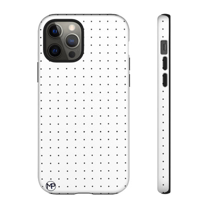 White Mini Polka-Dot Dot Tough Phone Case