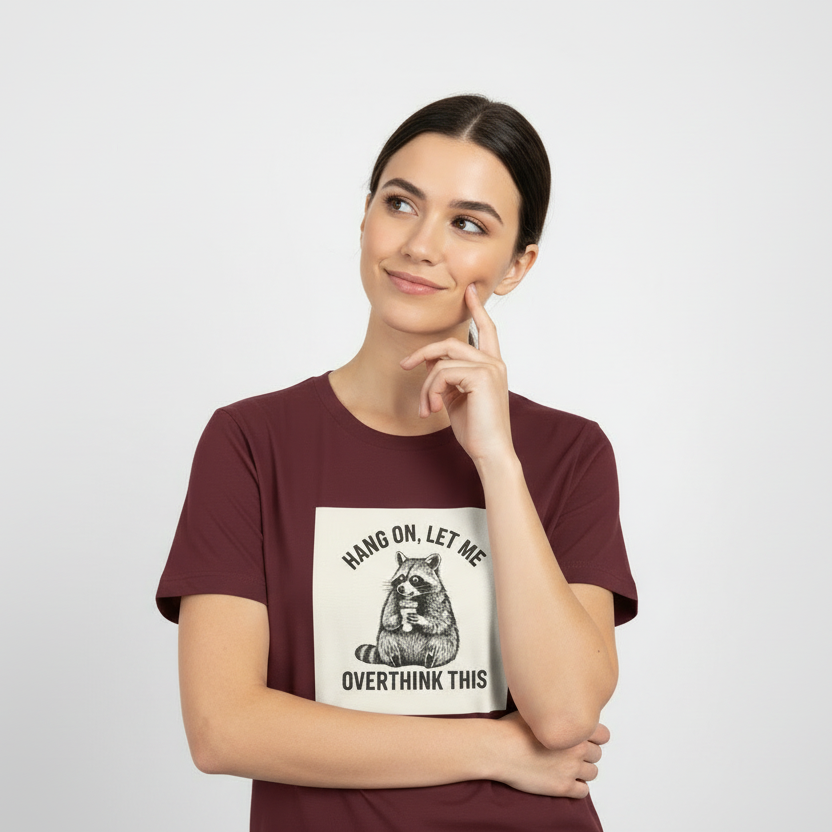 "Hang On, Let Me Overthink This" Graphic Tee