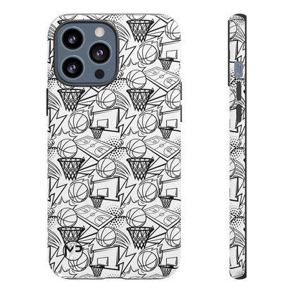 Basketball Doodle Tough Phone Case