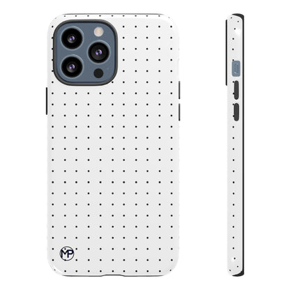 White Mini Polka-Dot Dot Tough Phone Case