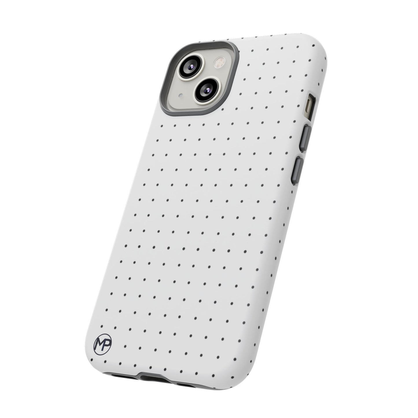 White Mini Polka-Dot Dot Tough Phone Case