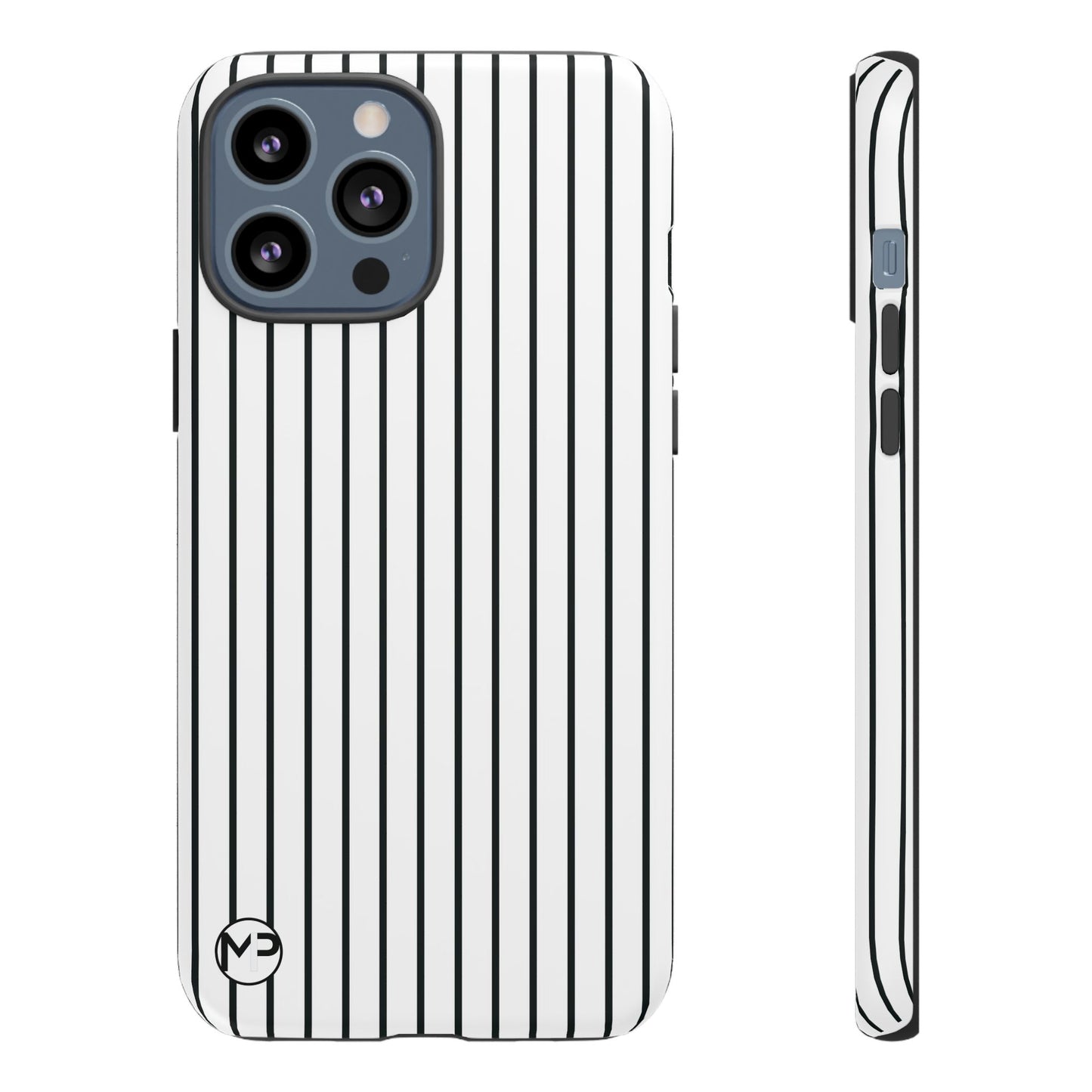 Striped Tough Phone Case — Slim Protective iPhone Cover