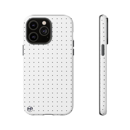 White Mini Polka-Dot Dot Tough Phone Case