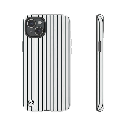 Striped Tough Phone Case — Slim Protective iPhone Cover