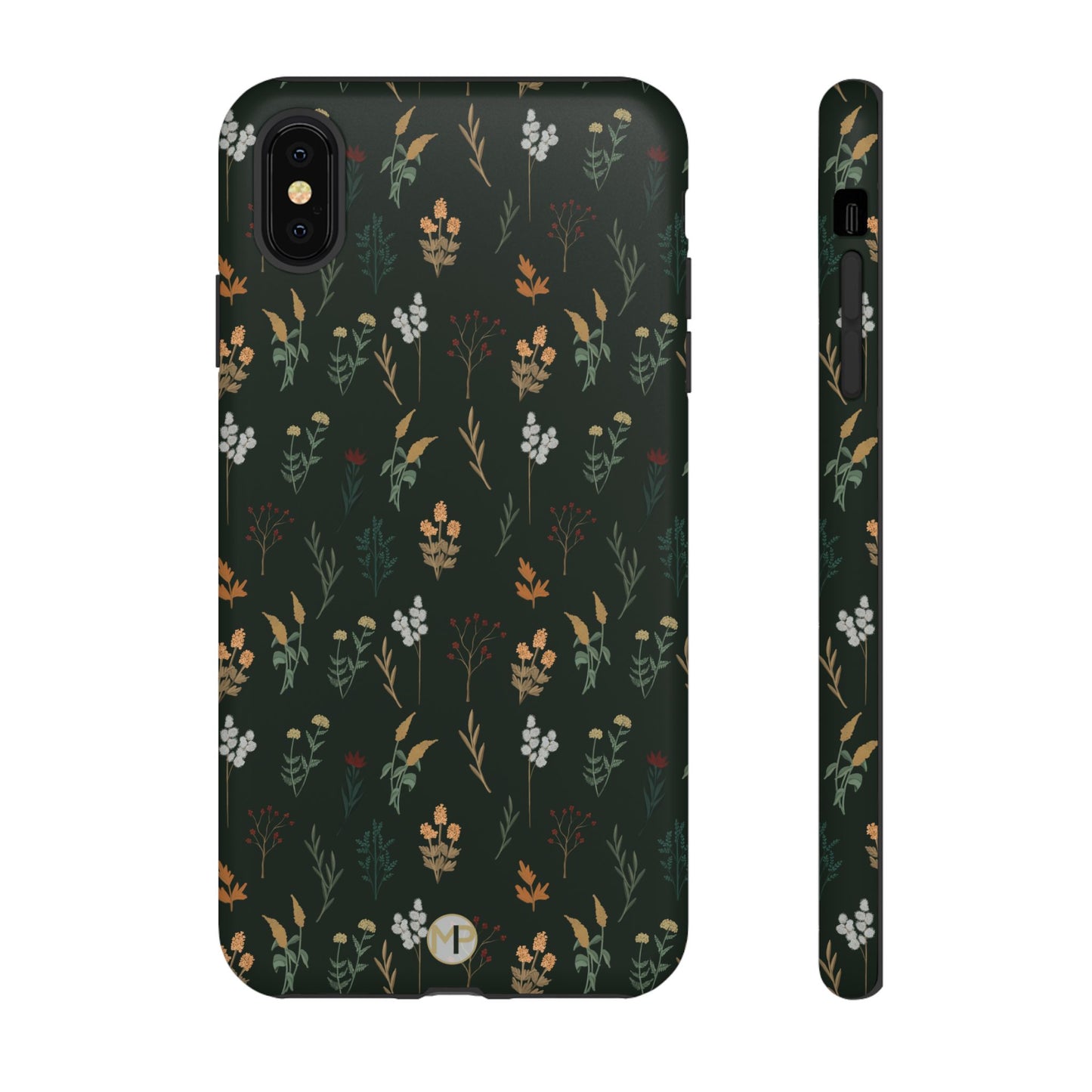 Pressed Floral Tough Phone Case - Durable Design for Nature Lovers