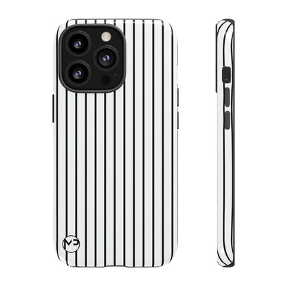 Striped Tough Phone Case — Slim Protective iPhone Cover