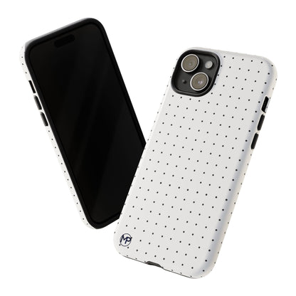 White Mini Polka-Dot Dot Tough Phone Case