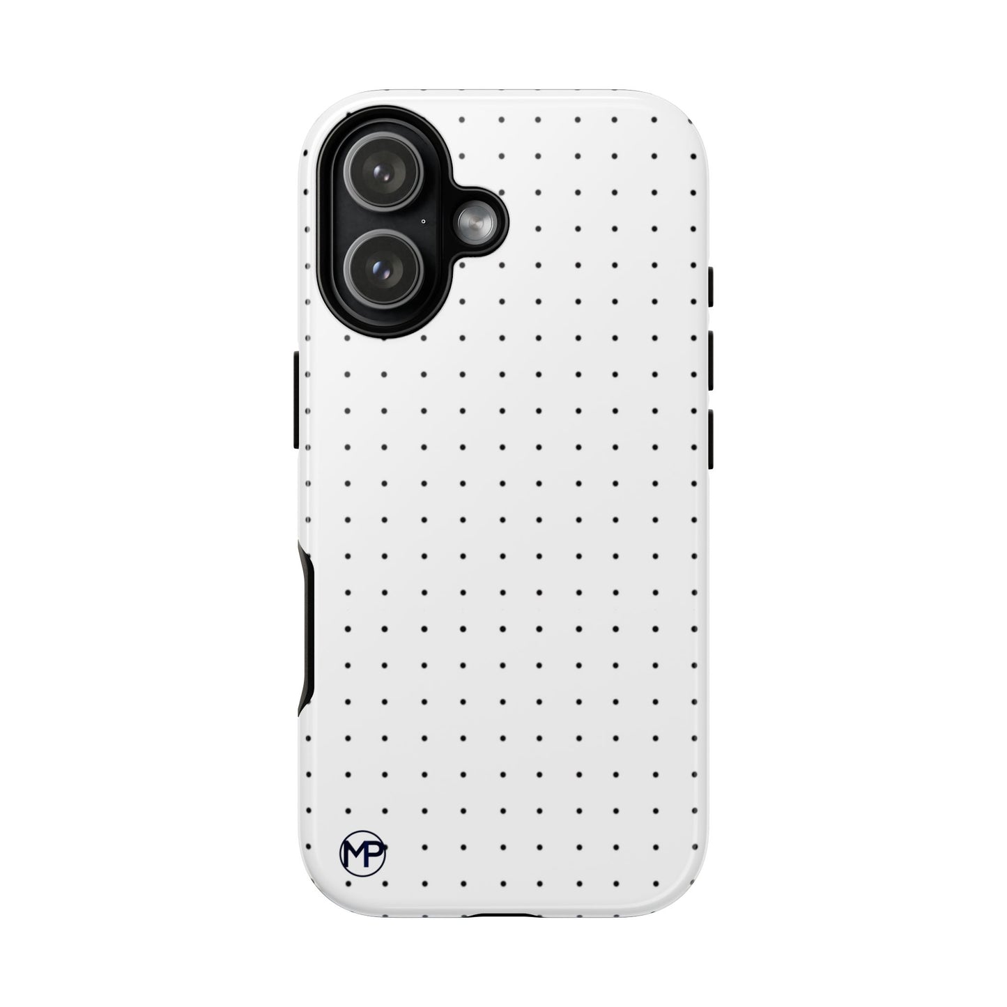 White Mini Polka-Dot Dot Tough Phone Case