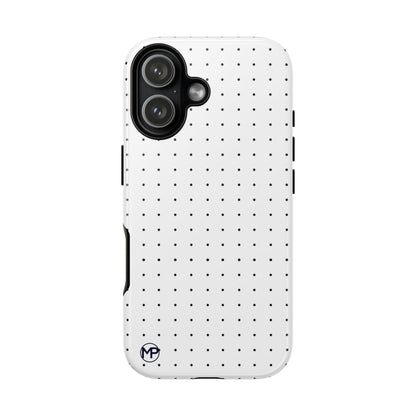 White Mini Polka-Dot Dot Tough Phone Case