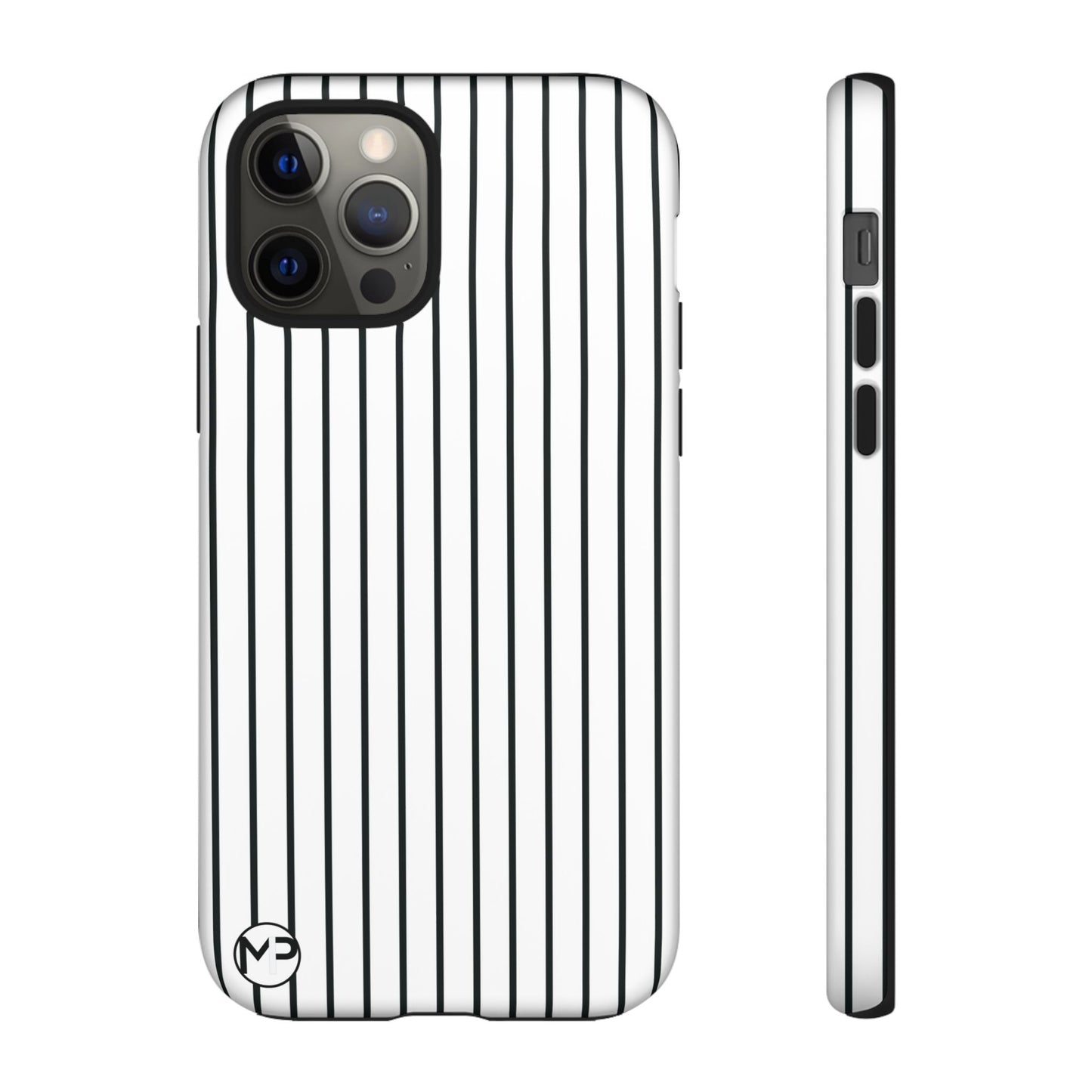 Striped Tough Phone Case — Slim Protective iPhone Cover