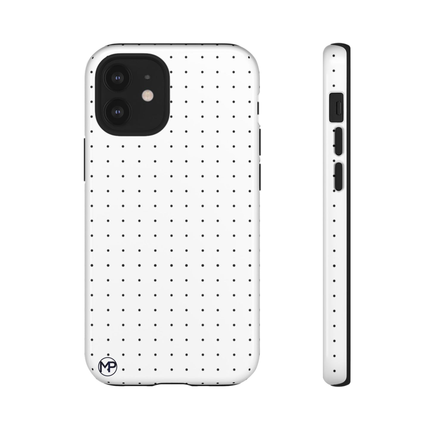 White Mini Polka-Dot Dot Tough Phone Case