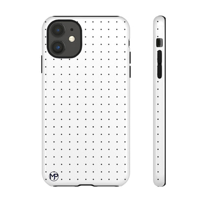 White Mini Polka-Dot Dot Tough Phone Case